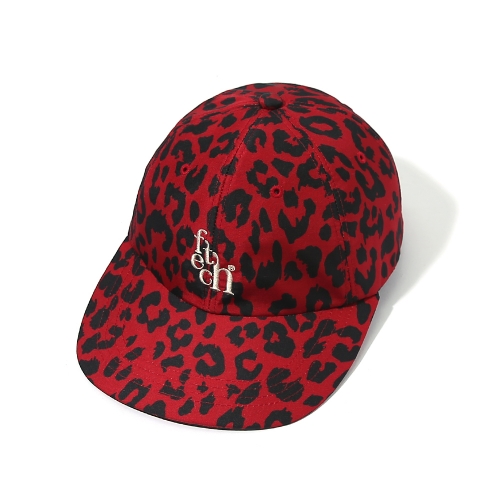 페치 펫치 페치선데이 fetch sunday LEOPARD LOGO CAP RED