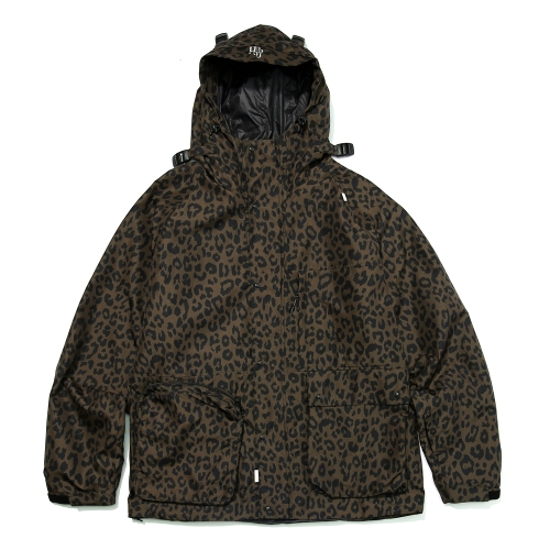 페치 펫치 페치선데이 fetch sunday LEOPARD SHAKER PARKA KHAKI