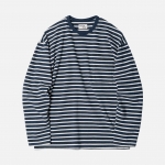 러프사이드 rough side Stripe Long Sleeve Navy