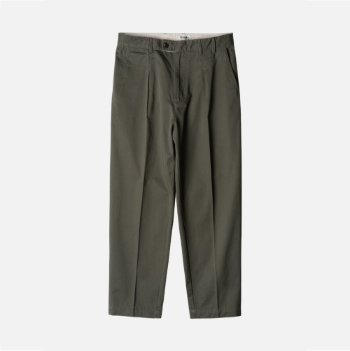 러프사이드 rough side  Regular Tapered Pants Deep Khaki