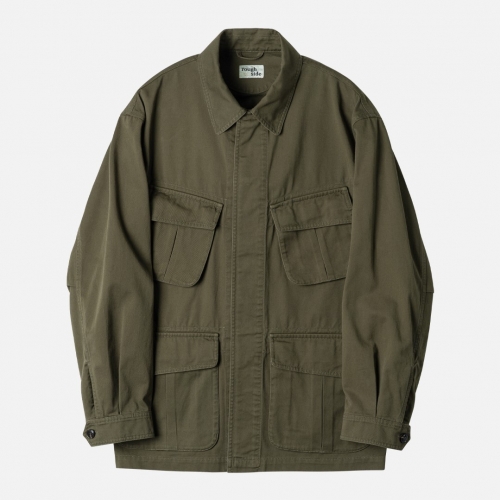 러프사이드 rough side Fatigue Jacket Olive