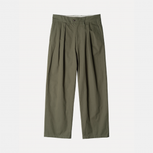 러프사이드 rough side 2Tuck Wide Pants Olive