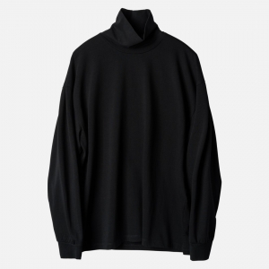 러프사이드 rough side Turtleneck Long Sleeve Black