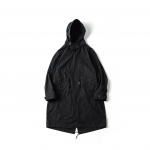 아워셀브스 ourselves HIGH DENSITY WEATHER CLOTH MODS COAT (real black)