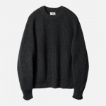 러프사이드 rough side  Fisherman Knit Charcoal