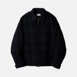 러프사이드 rough side  Baker Blouson Navy Plaid