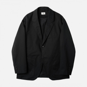 러프사이드 rough side Club Jacket Black