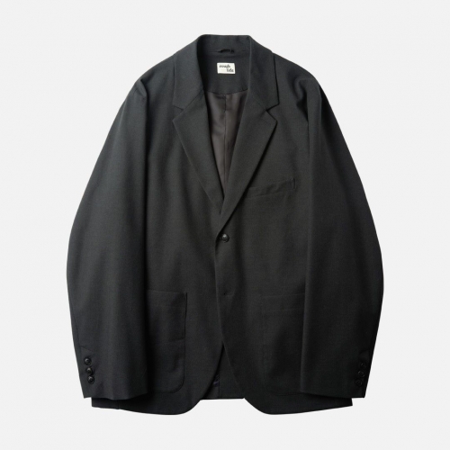 러프사이드 rough side Reporter Jacket Charcoal