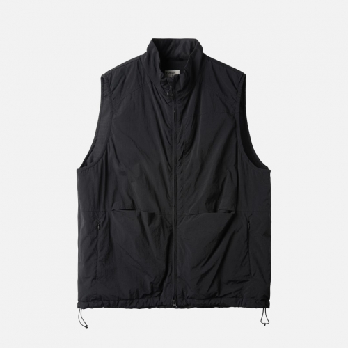 러프사이드 rough side Camper Vest Black