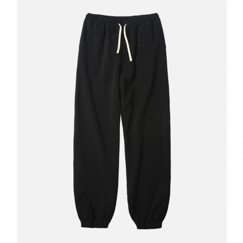 러프사이드 rough side  Wave Sweat Pants Black