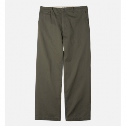 러프사이드 rough side Regular Chino Pants Dark Olive