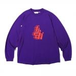 페치 페치선데이 fetch sunday RACING  MESH L/S T-SHIRT PURPLE