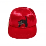 페치 페치선데이 fetch sunday SATIN LOGO CAP RED