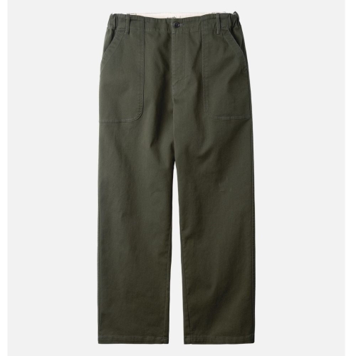 러프사이드 rough side Elastic Fatigue Pants Olive