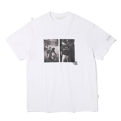 페치 페치선데이 fetch sunday FETCH® X LARRY CLARK® 'T.L.A' T-SHIRT WHITE