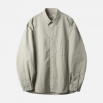 러프사이드 rough side Washed Nylon Shirt Sand