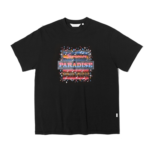 페치 페치선데이 fetch sunday PARADISE T-SHIRT BLACK