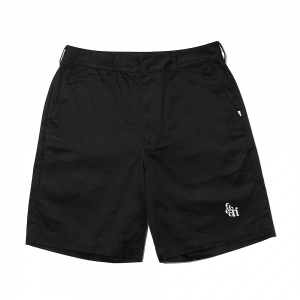 페치 페치선데이 fetch sunday LOGO CHINO SHORTS BLACK