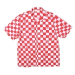 페치 펫치 페치선데이 fetch sunday RAYON CHECKER SHIRT RED