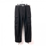 아워셀브스 ourselves Back Satin B.D.U Pants Black