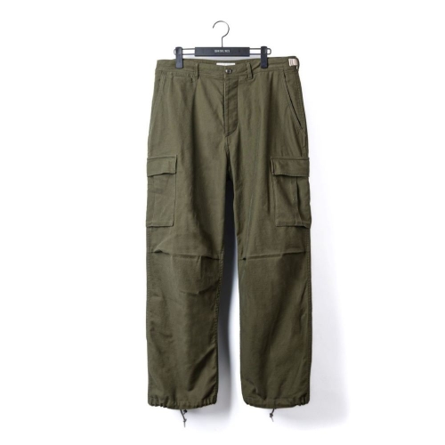 아워셀브스 ourselves Back Satin B.D.U Pants Olive drab