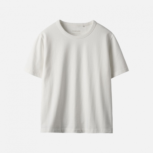 Women 러프사이드 rough side Essential 1/2 T-Shirt Off White