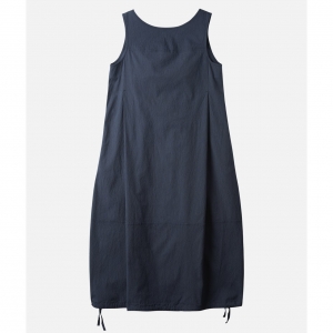 Women 러프사이드 rough side Picnic Sleeveless Dress Blue Horizon