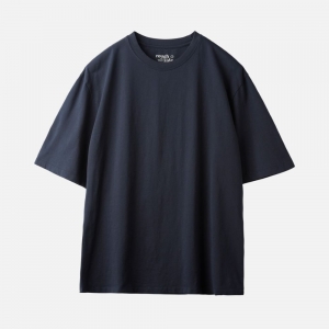 러프사이드 rough side   Mild T-Shirt Navy