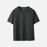 Women 러프사이드 rough side Essential 1/2 T-Shirt Charcoal
