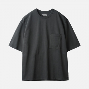 러프사이드 rough side Primary Half Sleeve Charcoal