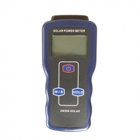 일사량측정기 Solar power meter SM206 ; Range 0.1~1999.9W,m²,0.1~1999.9Btu,（ft²-h)