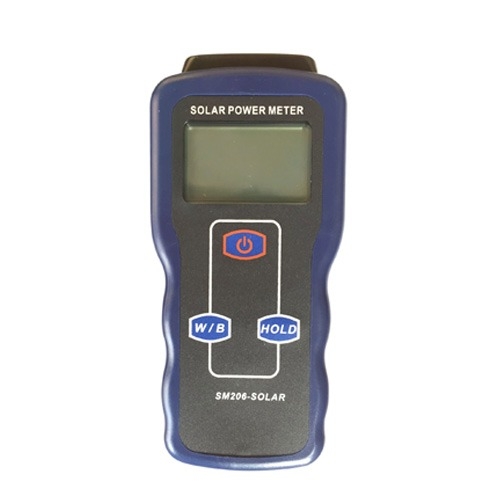 일사량측정기 Solar power meter SM206 ; Range 0.1~1999.9W,m²,0.1~1999.9Btu,（ft²-h)