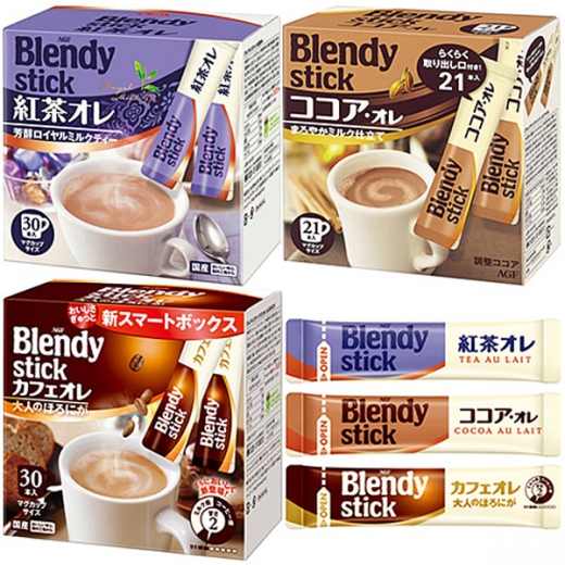 Blendy 브랜디 스틱 30개입 3종 택1 (홍차오레/코코아오레/카페오레)