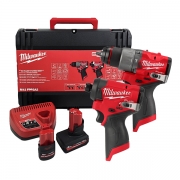 밀워키 충전콤보세트 M12 FPP2A2-5252X(GEN3)(12V) #5.0Ah+2.5Ah-2pack