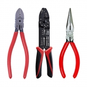 로보스터 전기 수공구 3종 세트 (니퍼 2706 + 스트리퍼 FK-1A + 플라이어 2606)