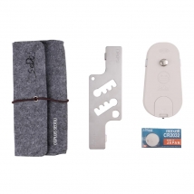 [청구금속/]휴대용도어록(알람) 새돌이 (천파우치,펠트파우치)