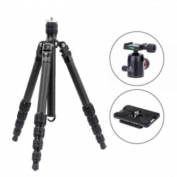 포토클램 PTC-2352TC + MINI30NS 트래블러 여행용 카본삼각대 볼헤드키트(플레이트포함)