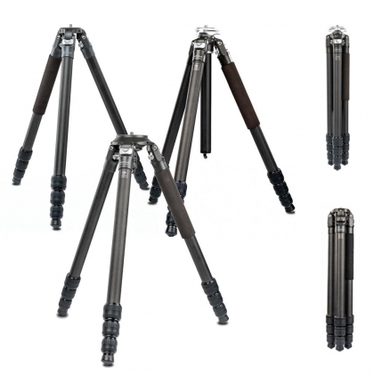 포토클램 PTC-3442 프로페셔널 고탄성 카본 삼각대 비디오 여행용 1.8m