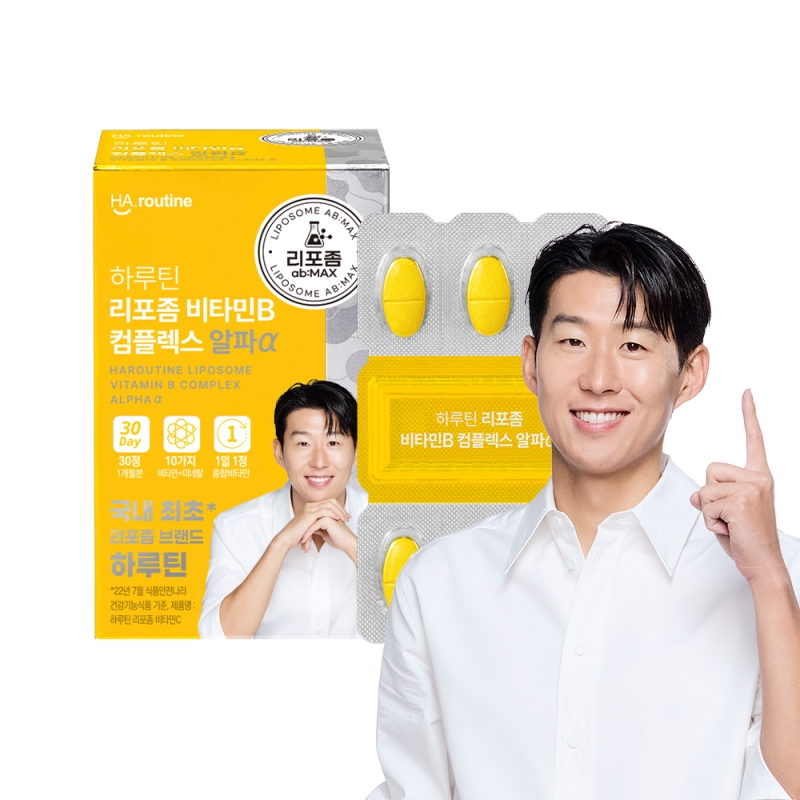 하루틴 리포좀 비타민B 컴플렉스 알파a 30정 1박스