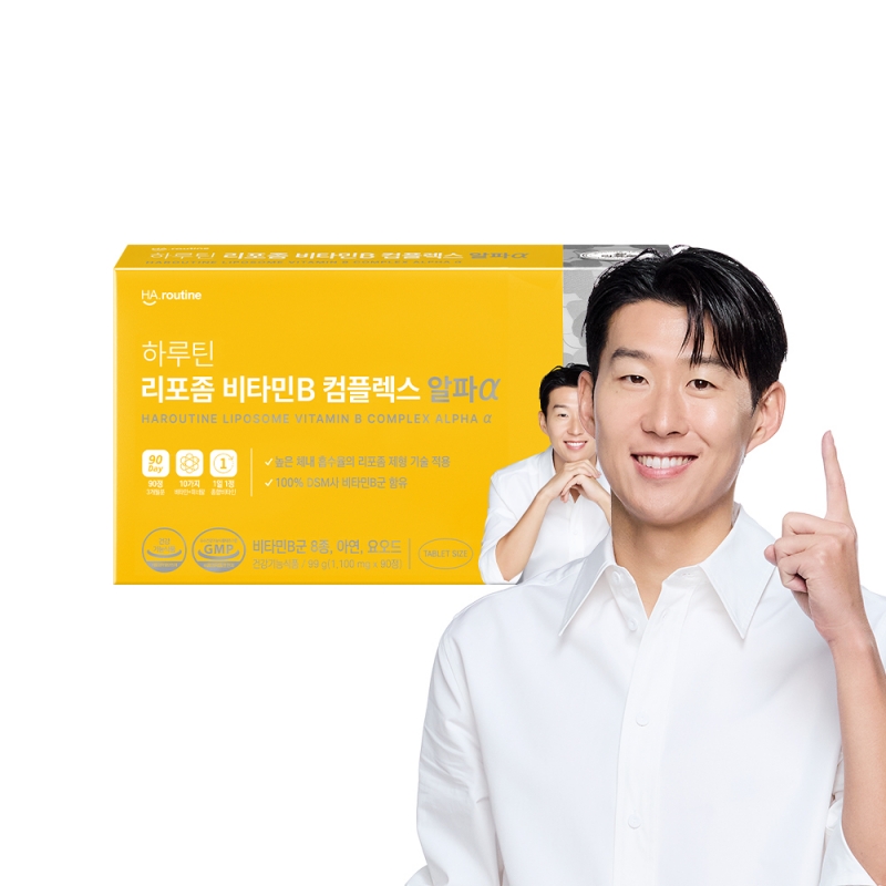 하루틴 리포좀 비타민B 컴플렉스 알파a 90정 1박스