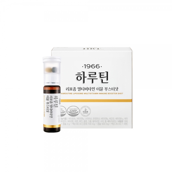 하루틴 리포좀 멀티비타민 이뮨 부스터샷 4개입 1박스