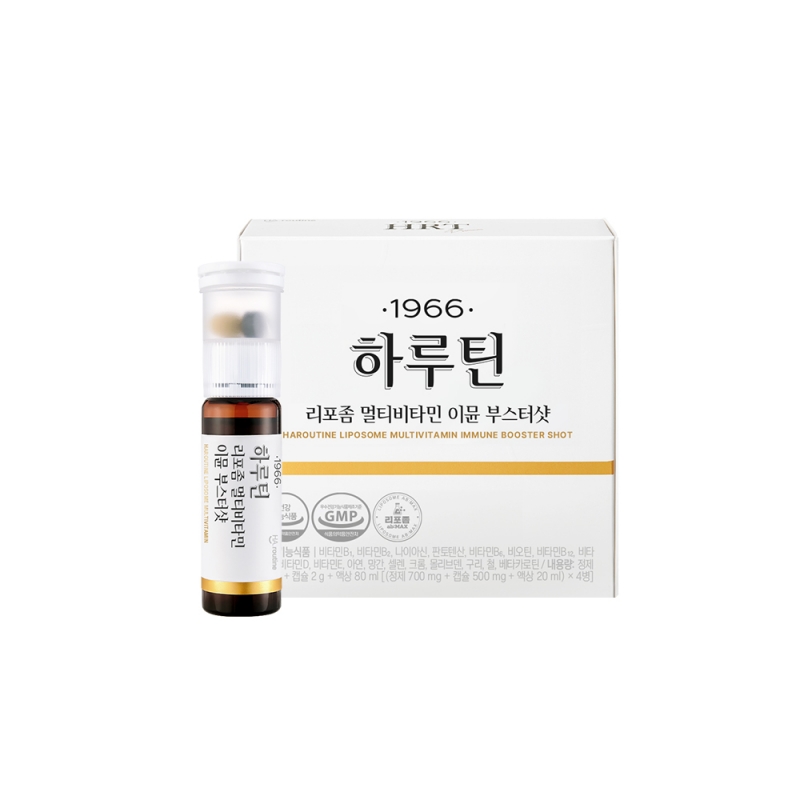 하루틴 리포좀 멀티비타민 이뮨 부스터샷 4개입 1박스