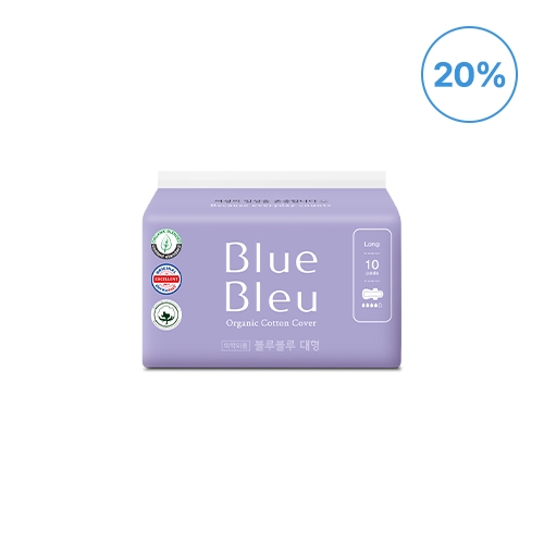 블루블루 울트라 슬림 대형 날개형 (10p)