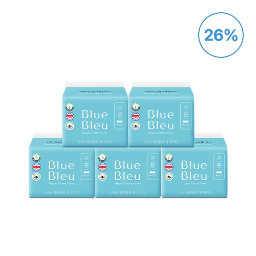 블루블루 롱 라이너 (20p) 5팩 세트