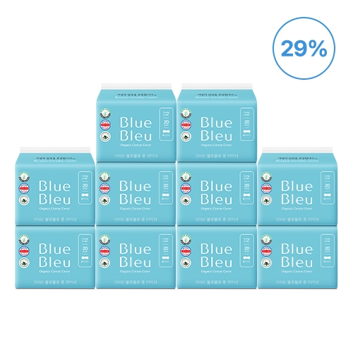 블루블루 롱 라이너 (20p) 10팩 세트