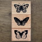 Three Artistic Butterflies