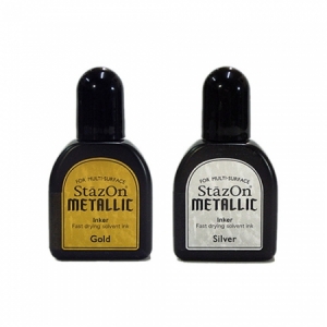 [유성] 스테이즈온 메탈릭 리필잉크StazOn Metallic Refill(4종 선택)