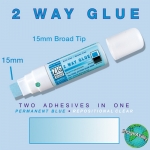[수성글루] 2 웨이 글루 펜 (15 mm)2-Way Glue Pen Jumbo-Tip
