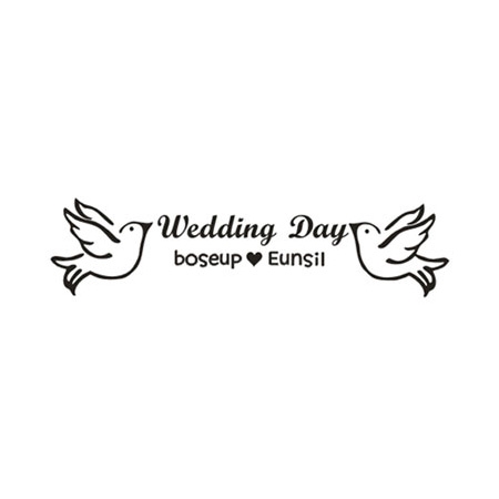 [주문제작-웨딩] Wedding Day - 커플 비둘기