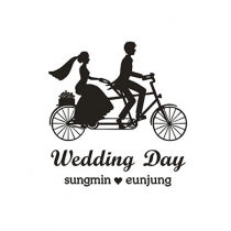 [주문제작-웨딩] Wedding Day - 커플 자전거